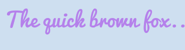 Image with Font Color B581EB and Background Color CEDFF0
